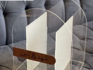 فازة ورد شفاف (صغير)